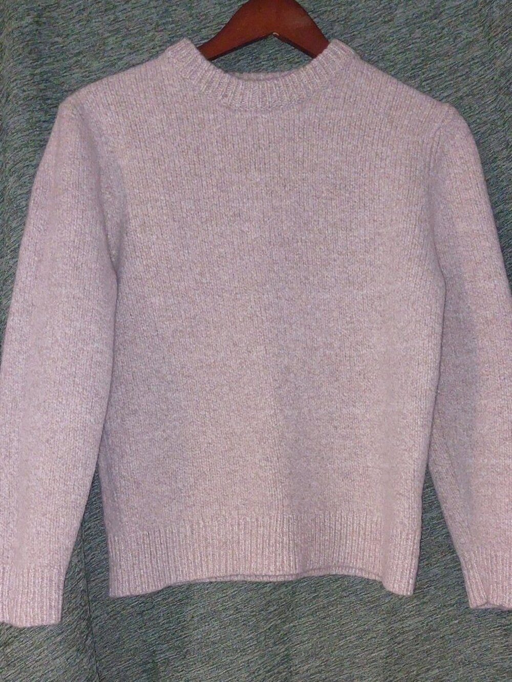 L.L. Bean Lamb’s Wool Sweater Beige Medium